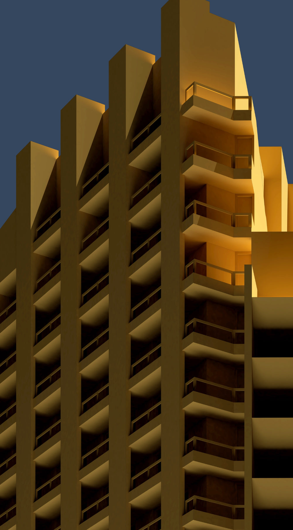 Barbican Posters with Shadows