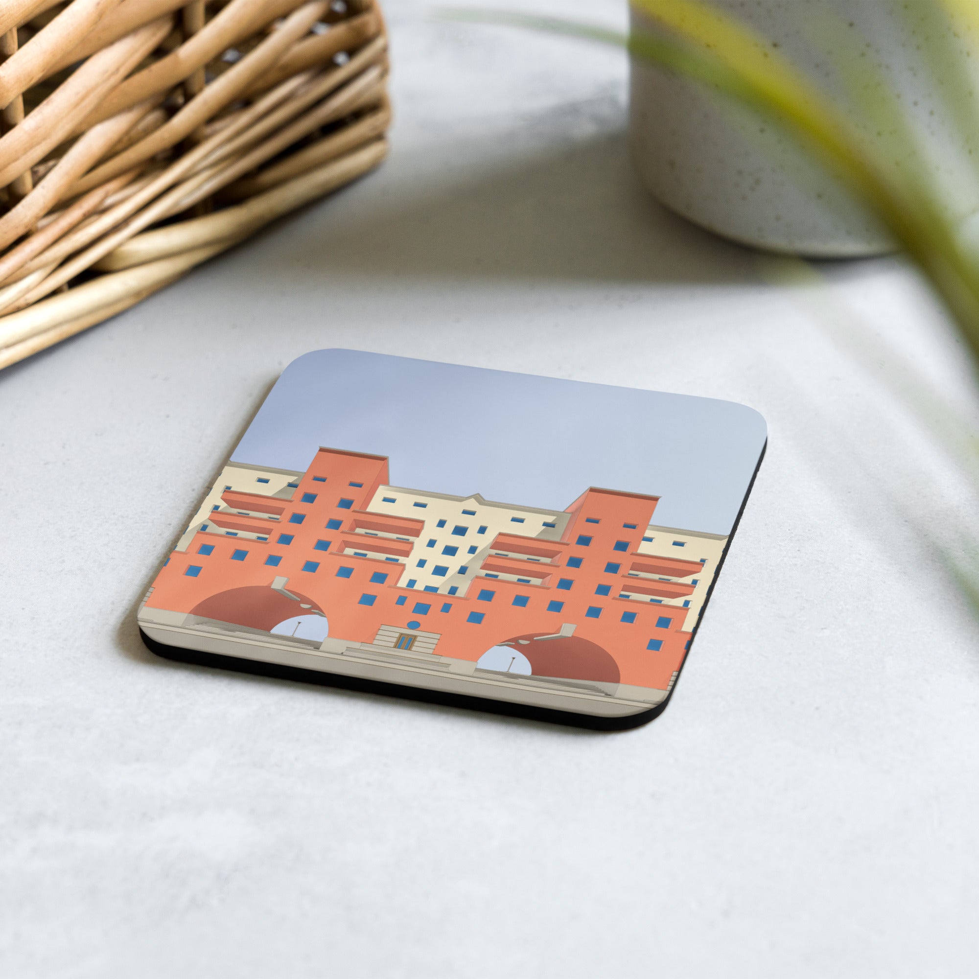 Karl Marx Hof Cork-back Coaster