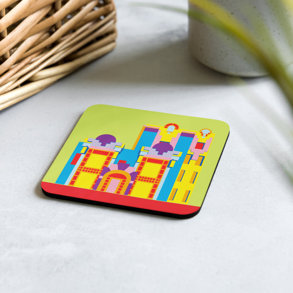 Cosmic House Cork-Back Coaster