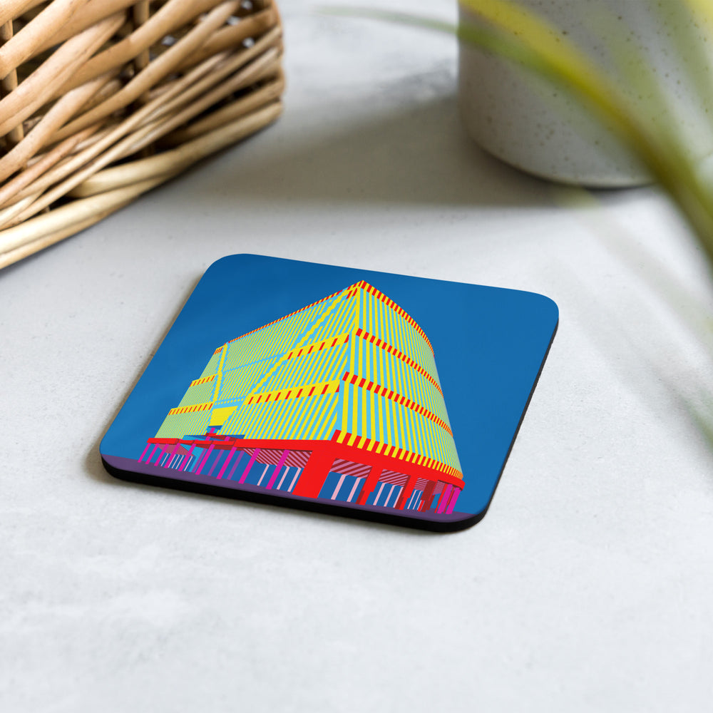 James R. Thompson Center Cork-back Coaster