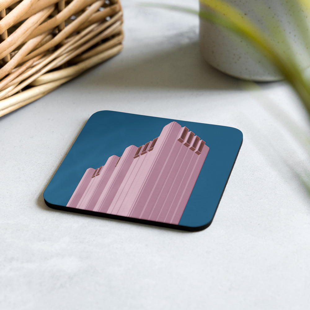 AT&T Long Lines Cork-Back Coaster
