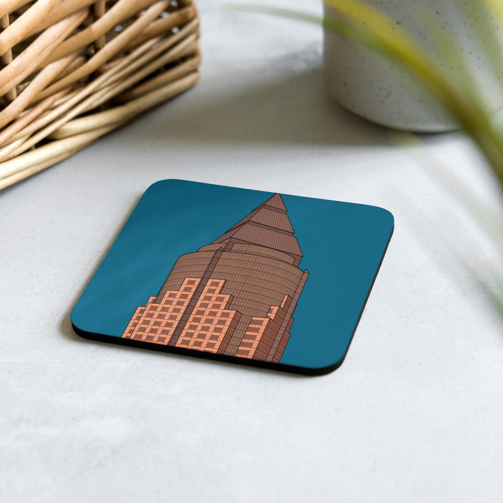 MesseTurm Cork-back Coaster