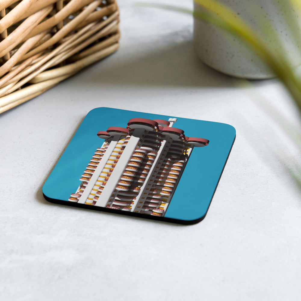 Torres Blancas Cork-back Coaster