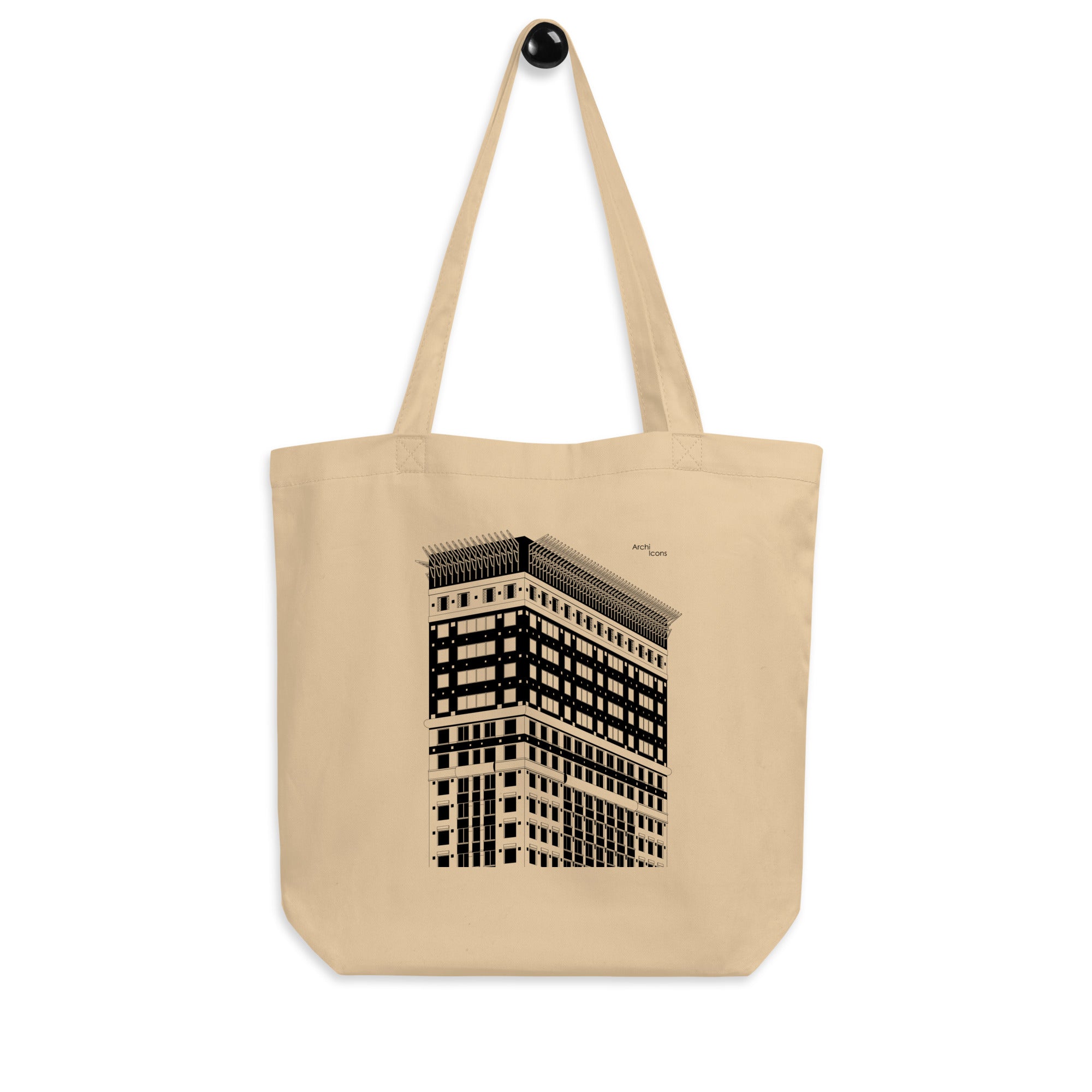 ★COURONNE★Facade tote bag-oyster Carnegie Hall Tower Eco Tote Bags