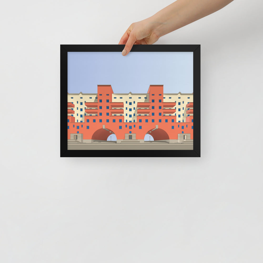 Karl Marx Hof Framed Prints