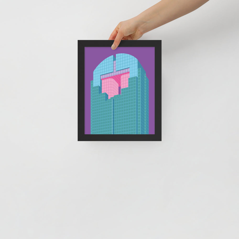 Dallas Arts Tower (previously Chase Tower Dallas) Framed Prints