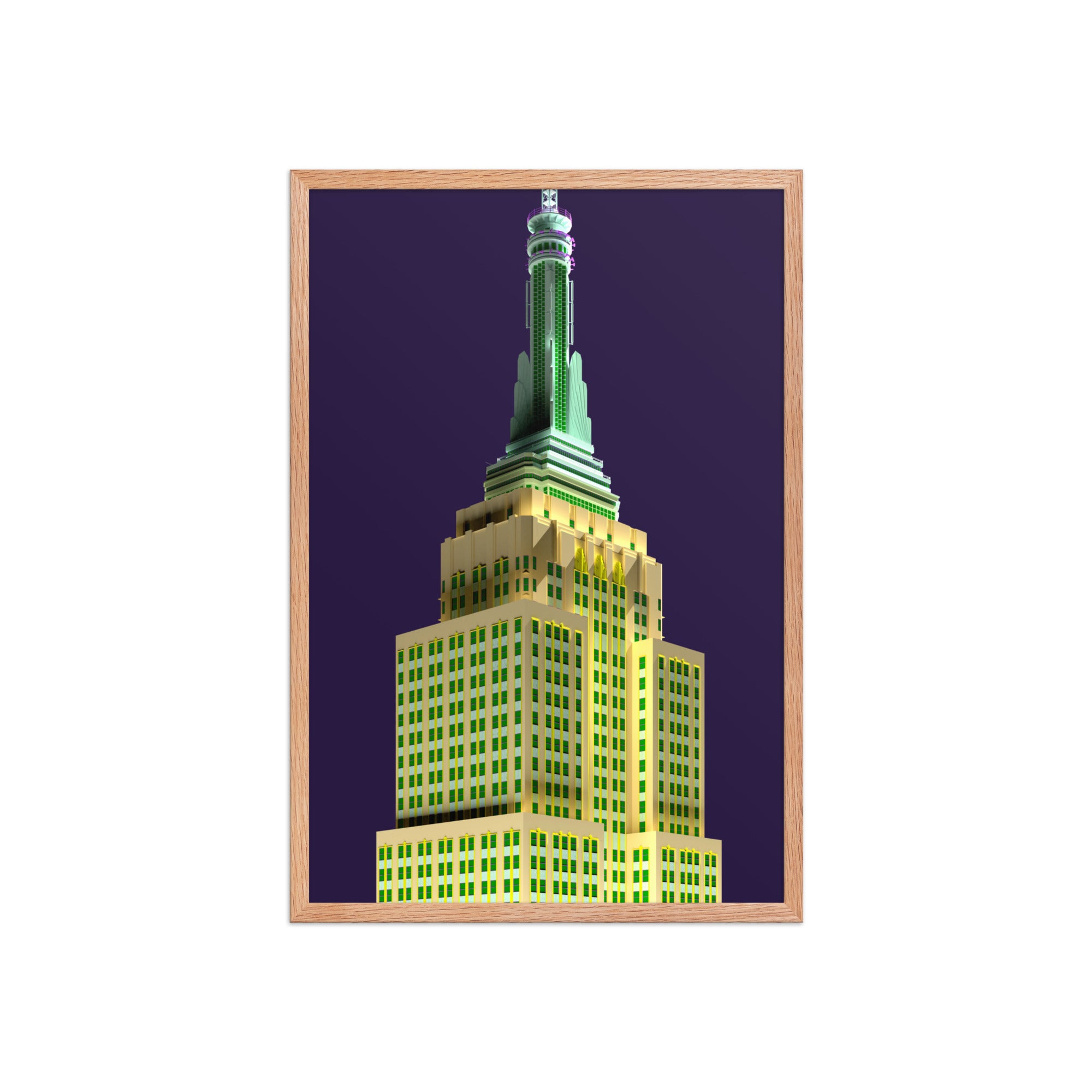Empire State Building Framed Prints Art Deco New York City 