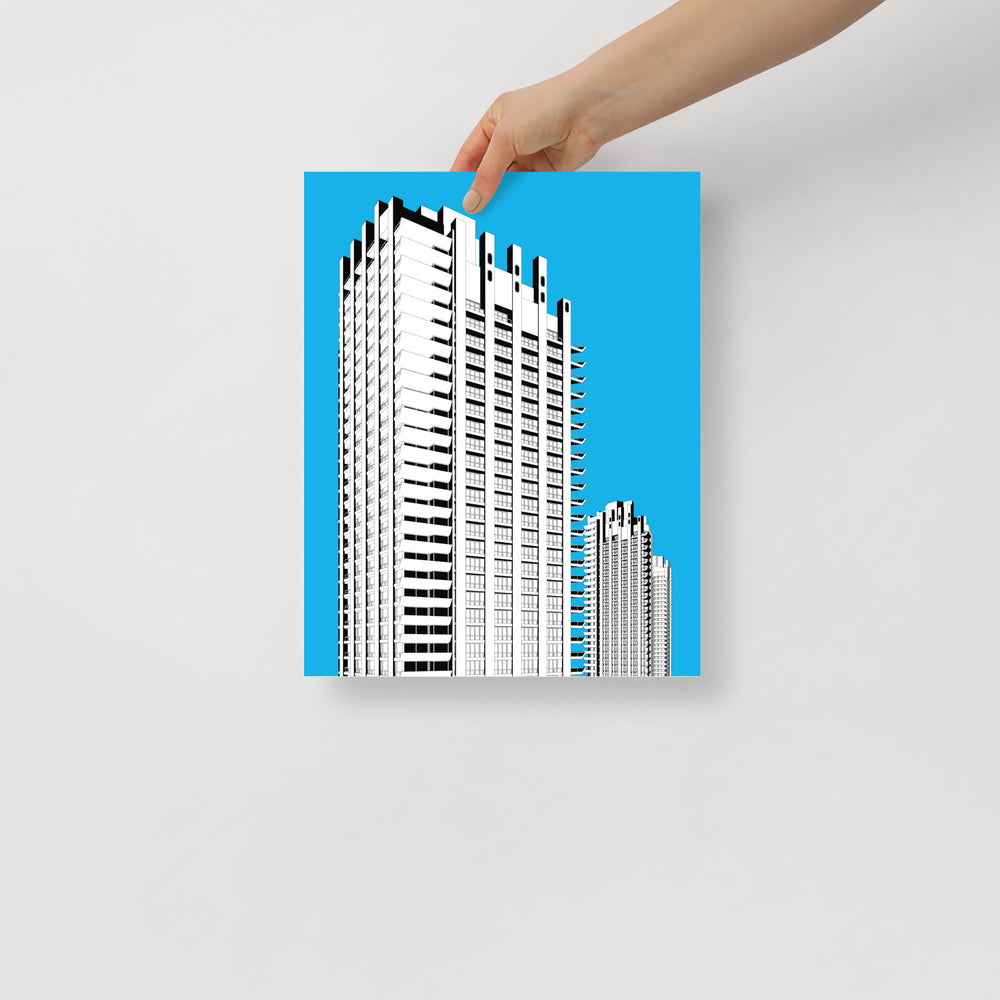 Barbican Blue Posters