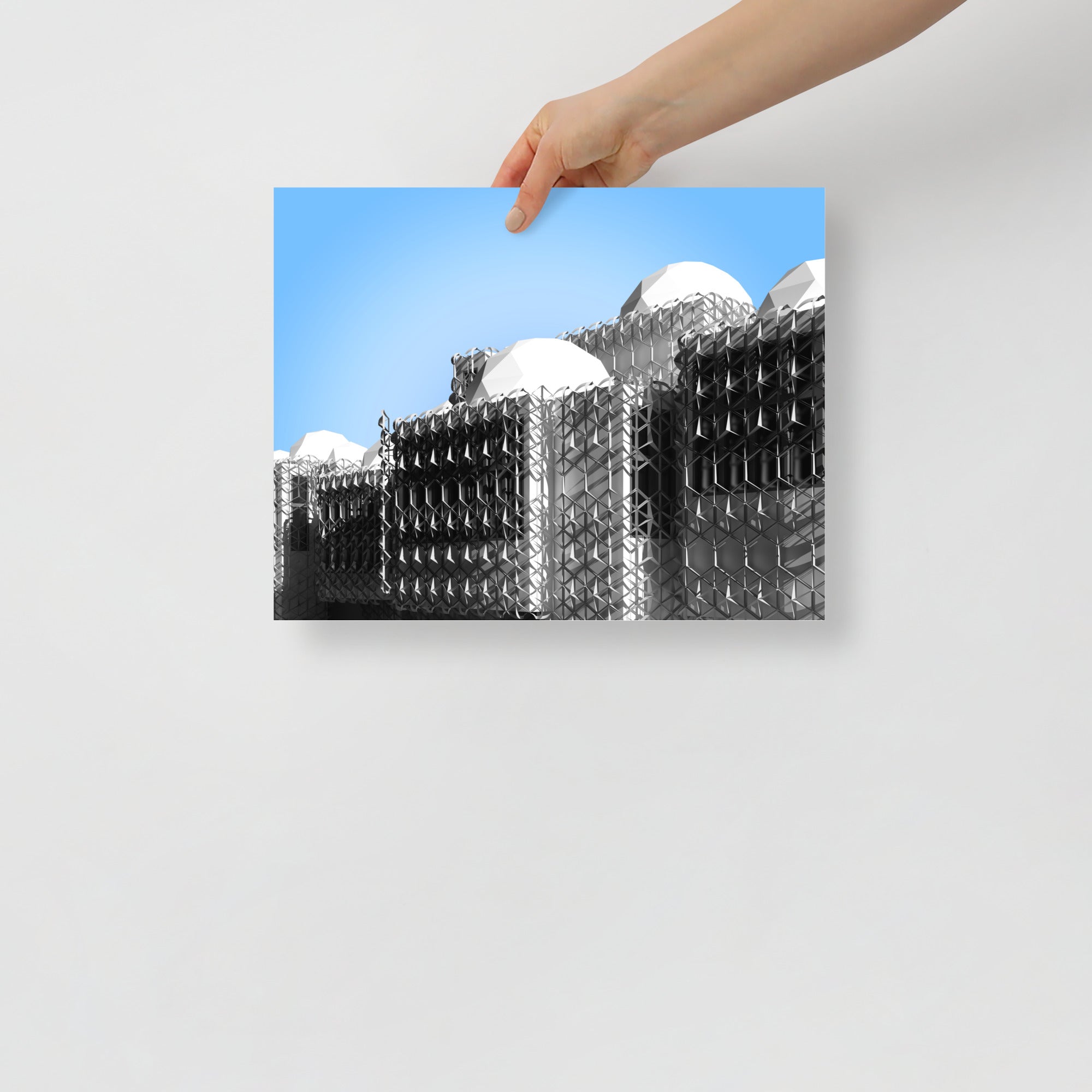National Library of Kosovo Posters with Shadows
