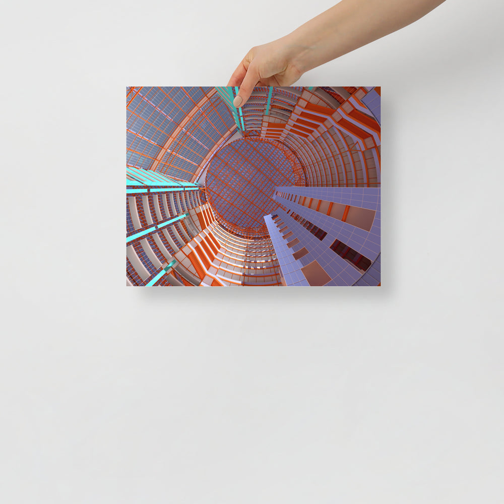 James R. Thompson Center Looking Up Posters