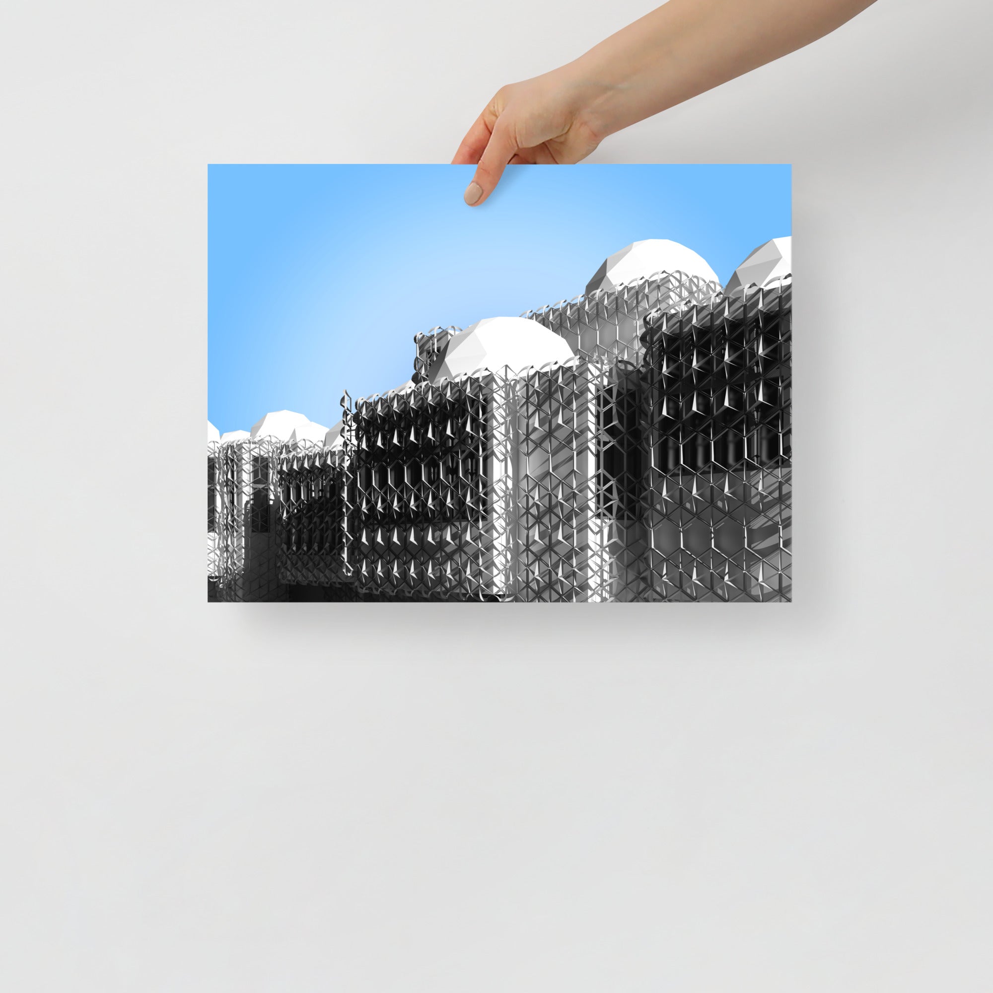 National Library of Kosovo Posters with Shadows