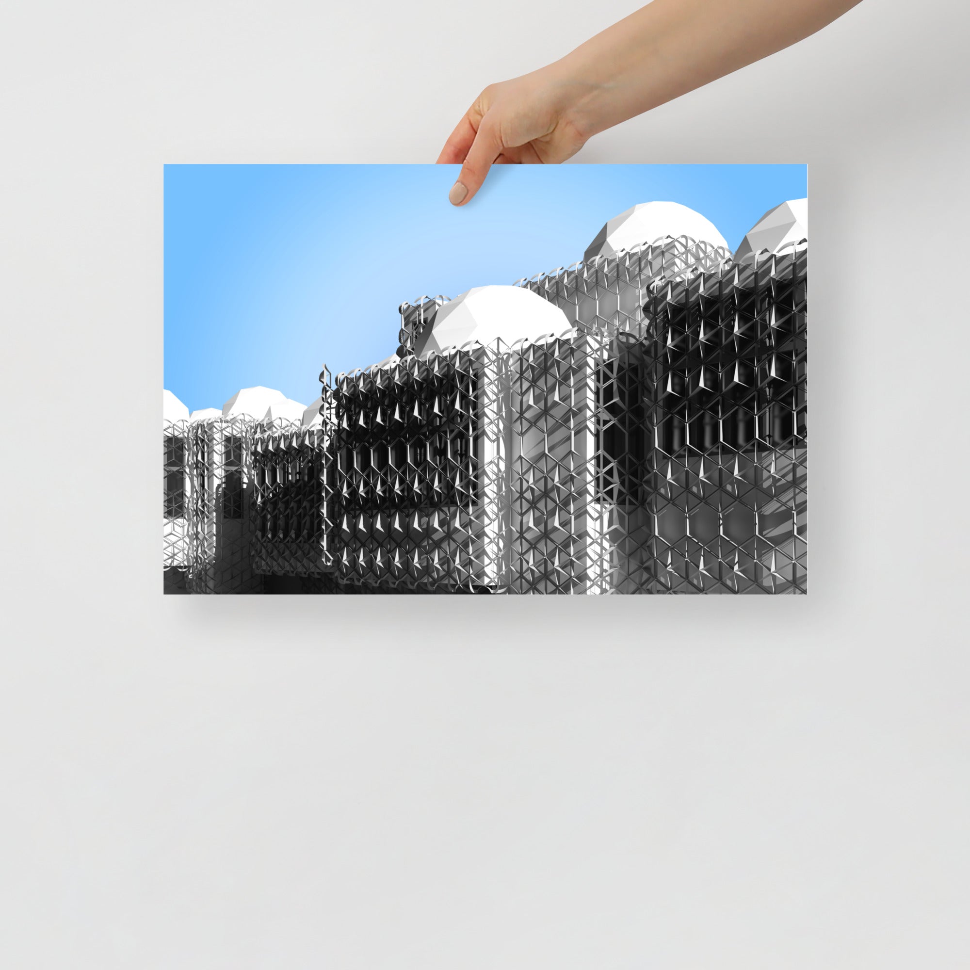 National Library of Kosovo Posters with Shadows