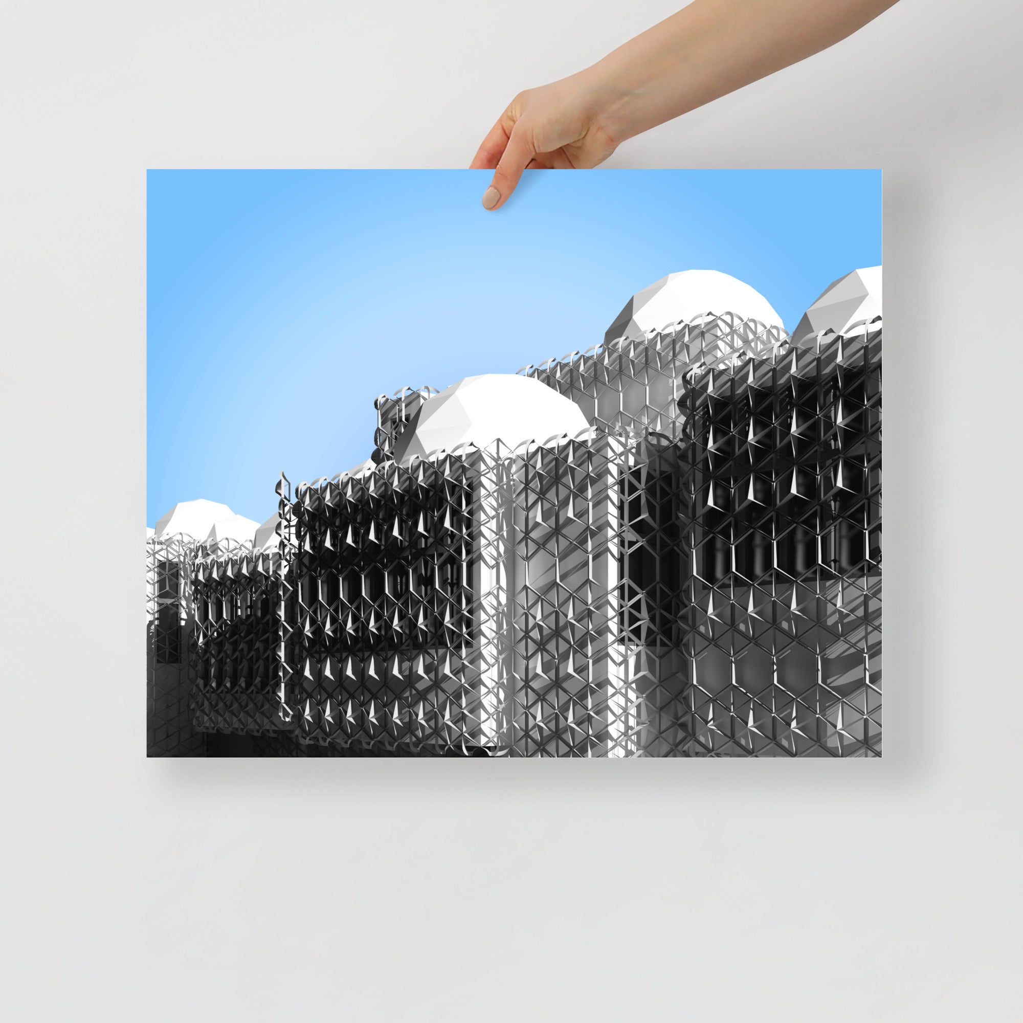 National Library of Kosovo Posters with Shadows