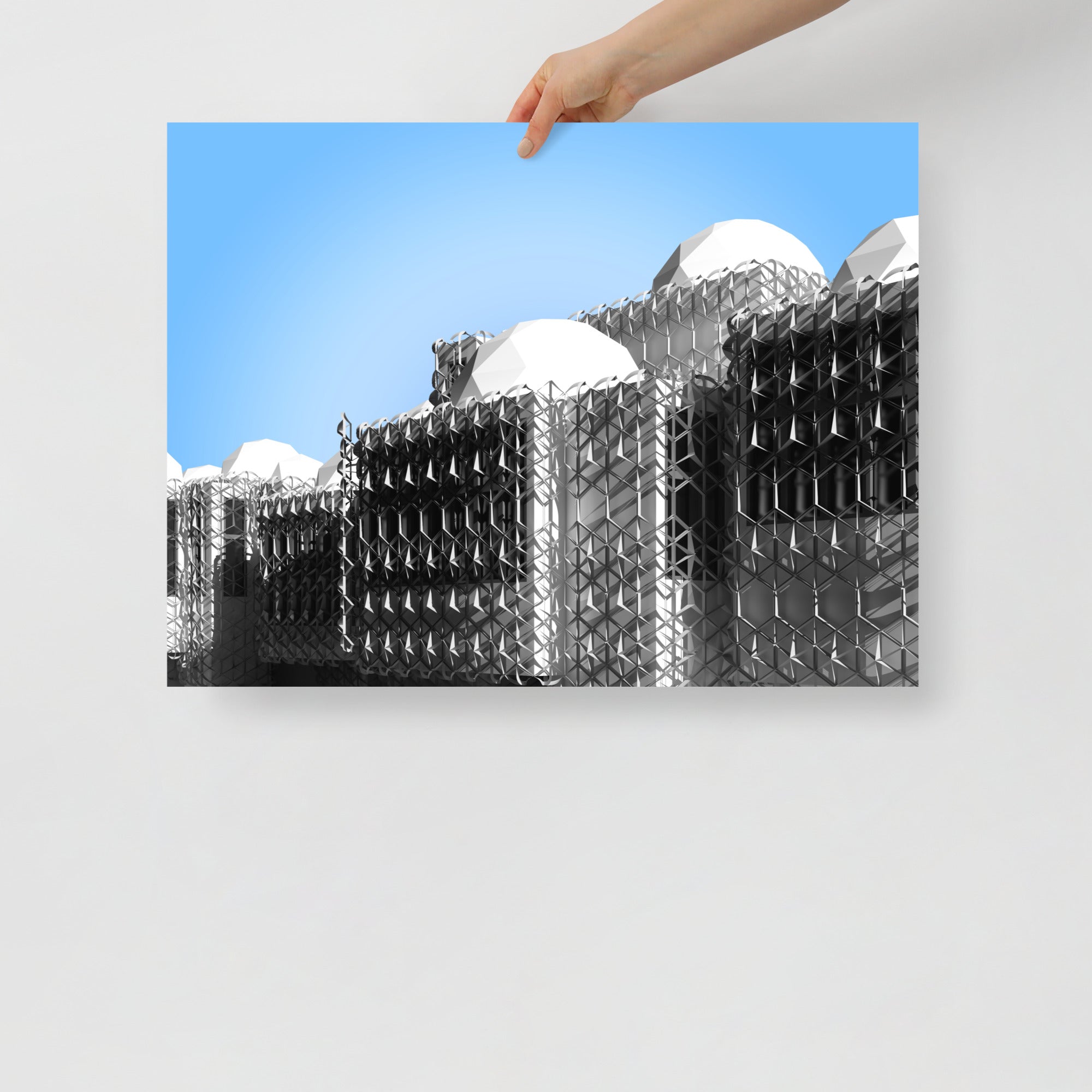 National Library of Kosovo Posters with Shadows