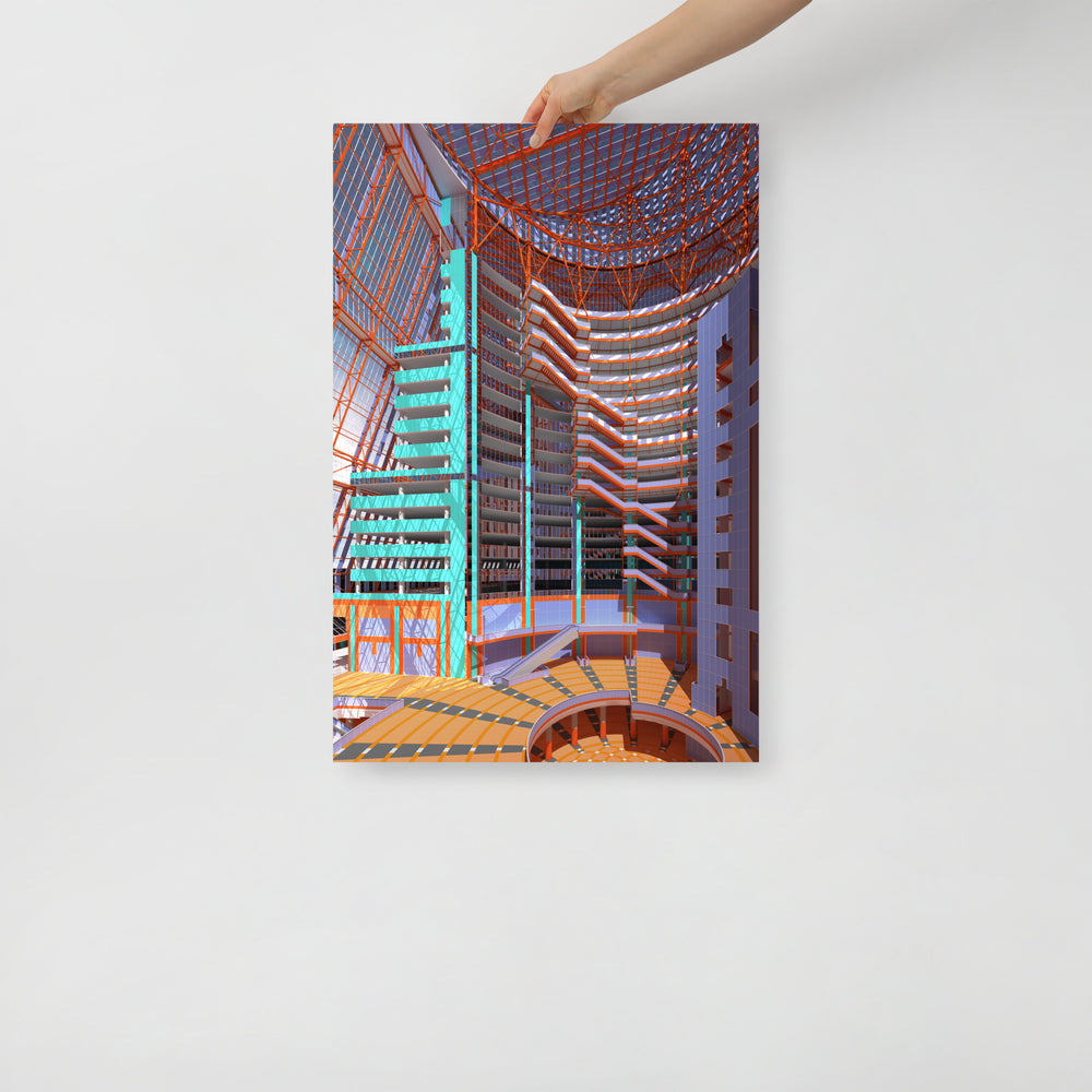 James R. Thompson Center Interior Posters