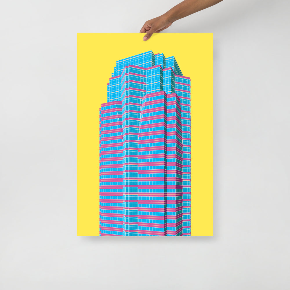 Fox Plaza (Nakatomi Plaza in Die Hard) Posters