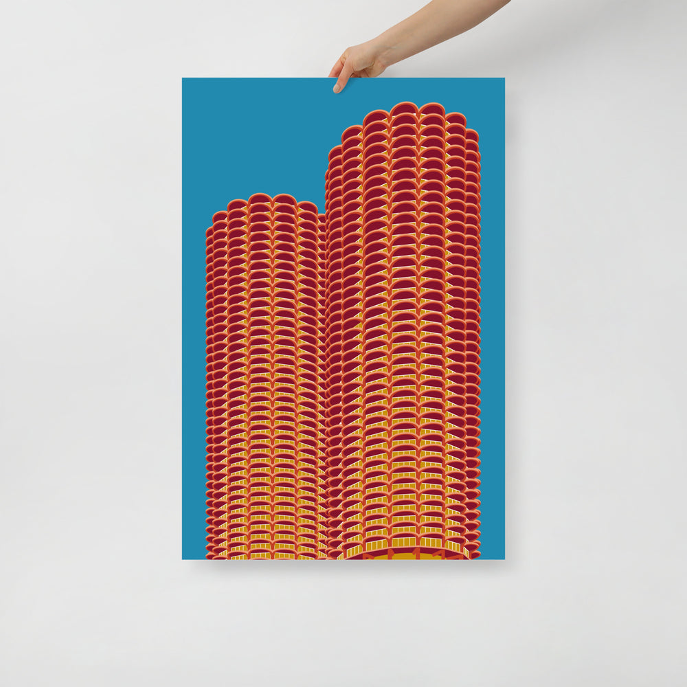 Marina City Posters Colourway 2