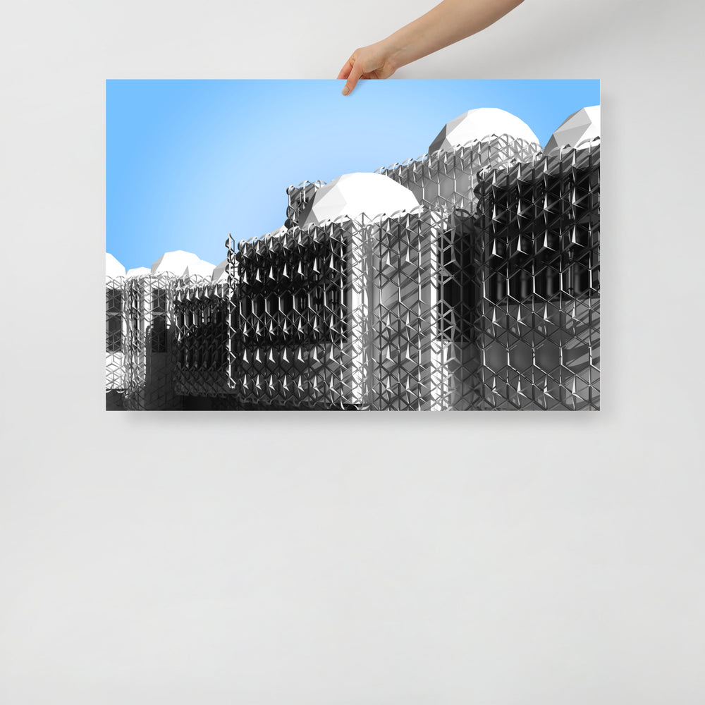 National Library of Kosovo Posters with Shadows
