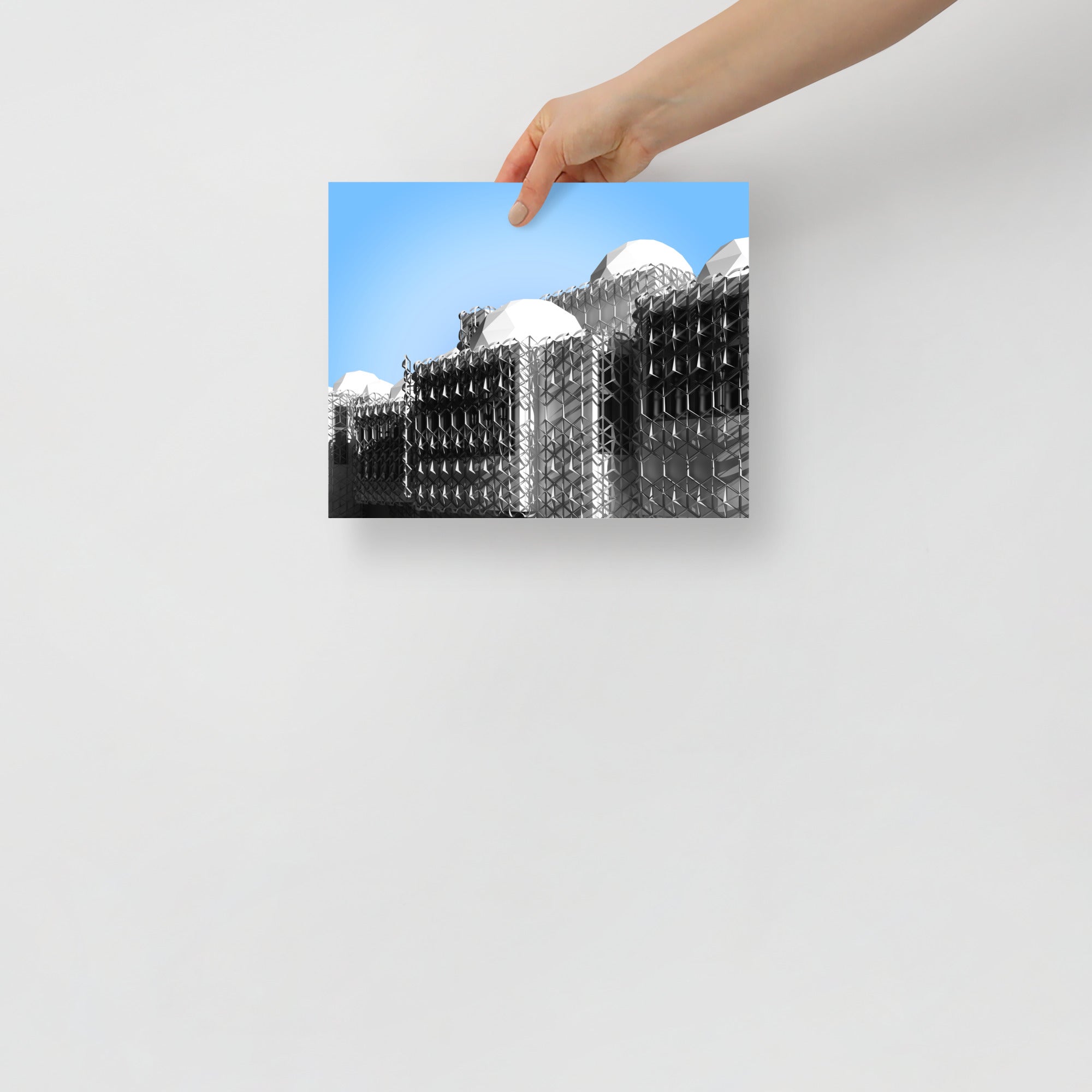 National Library of Kosovo Posters with Shadows