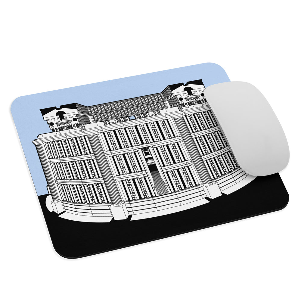 Les Espaces d'Abraxas Western Elevation Mouse Pad