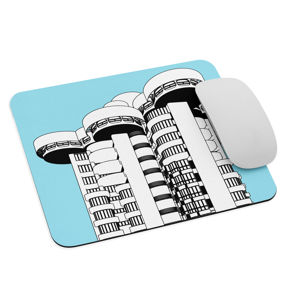 Torres Blancas Blue Mouse Pad