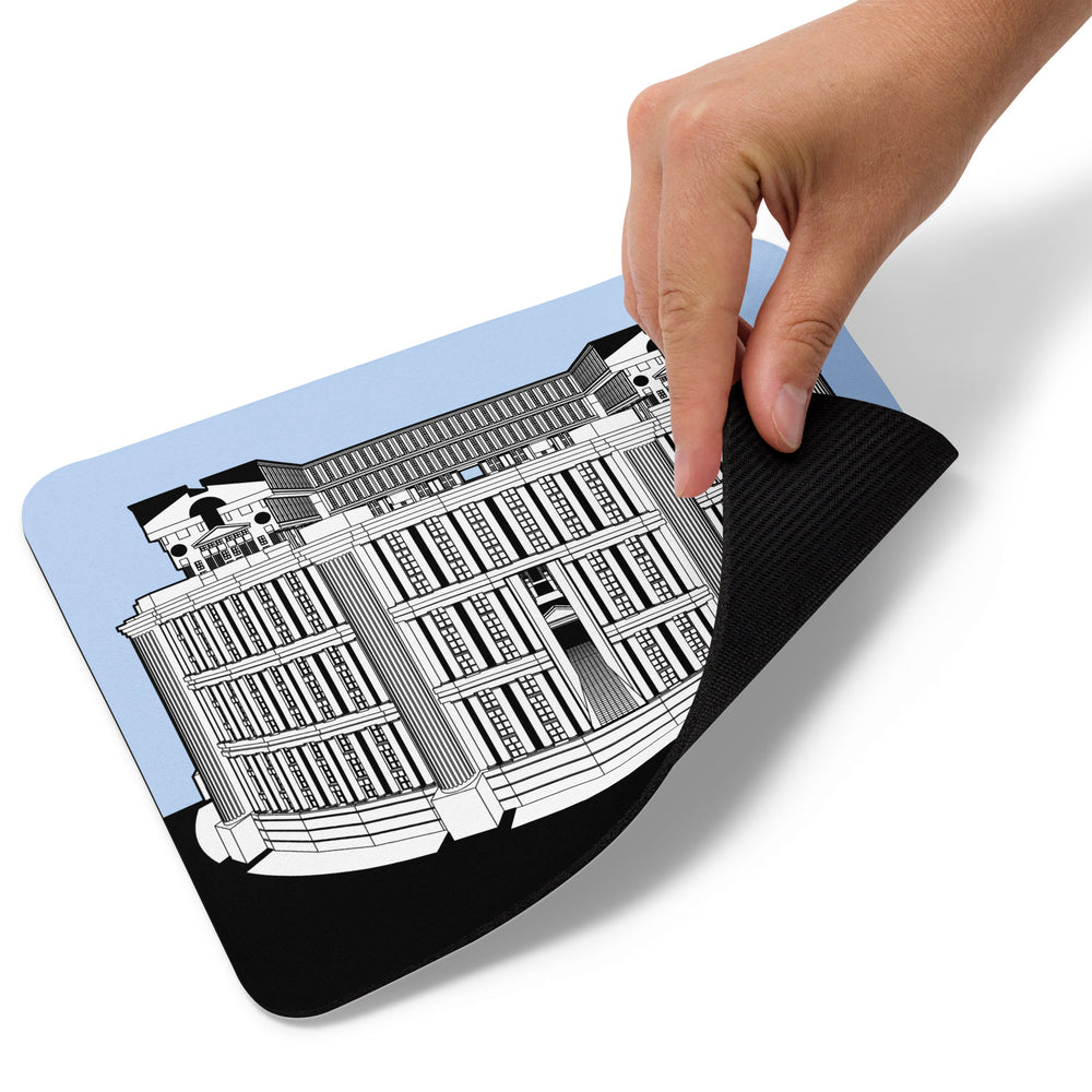 Les Espaces d'Abraxas Western Elevation Mouse Pad