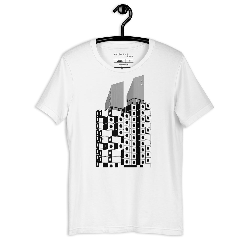 Nakagin Capsule Tower Unisex T-Shirts