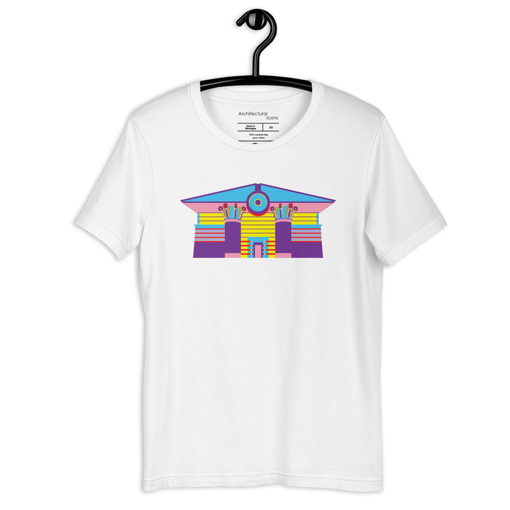 Isle Of Dogs Pumping Station (Temple of Storms) Colour Elevation Unisex T-Shirts