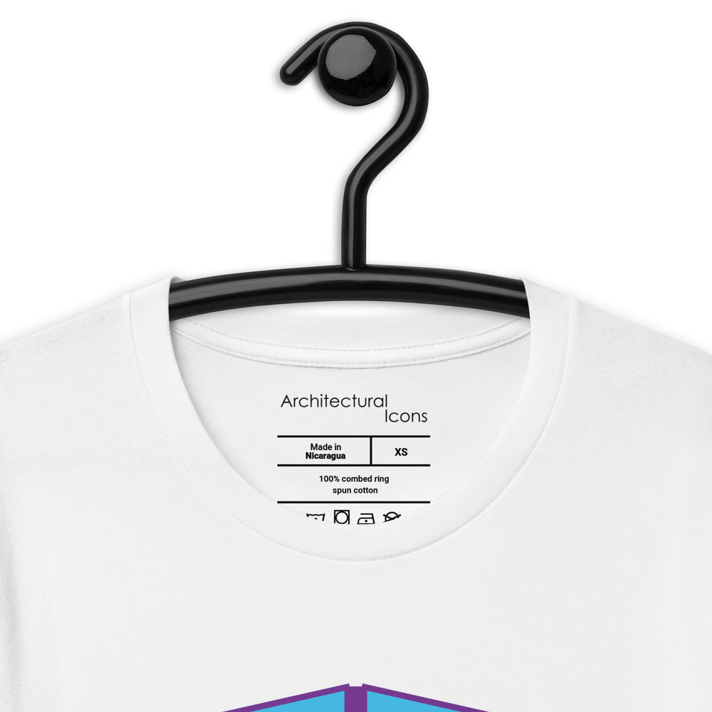 Isle Of Dogs Pumping Station (Temple of Storms) Colour Elevation Unisex T-Shirts