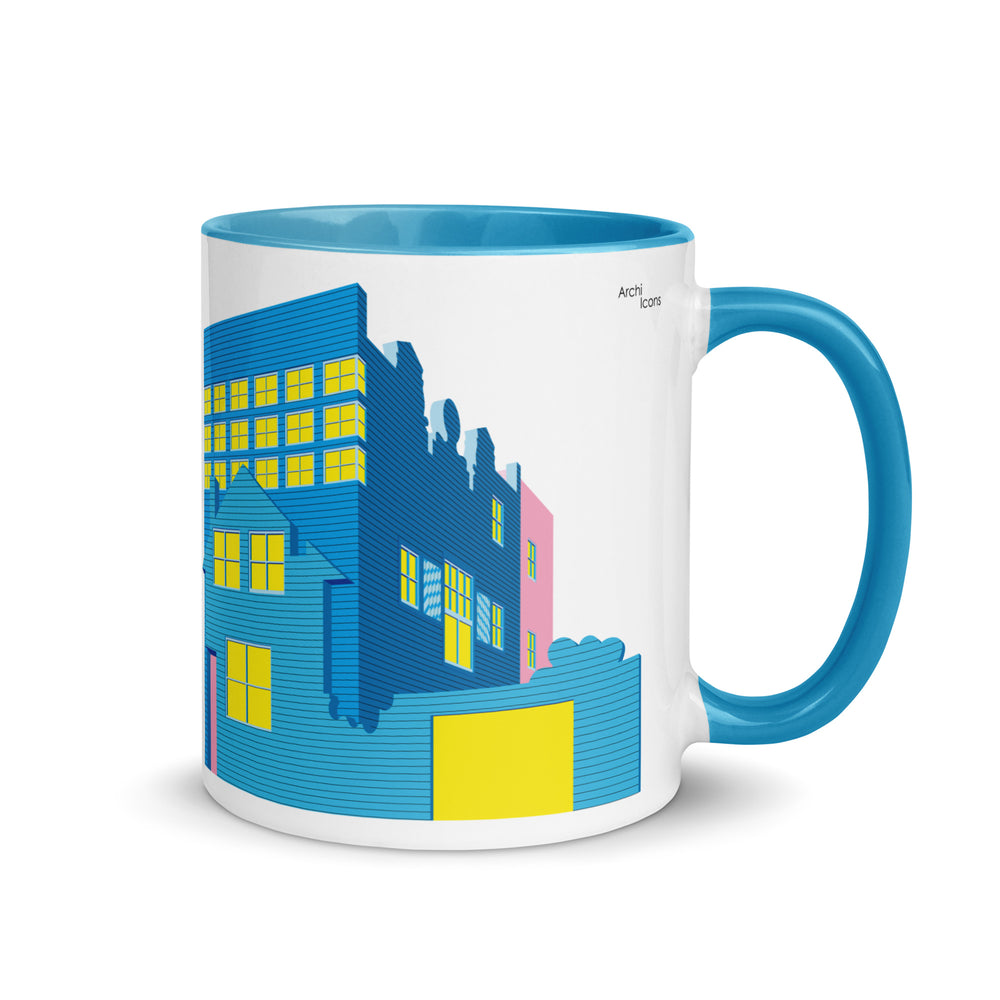 Blue House Blue Mugs