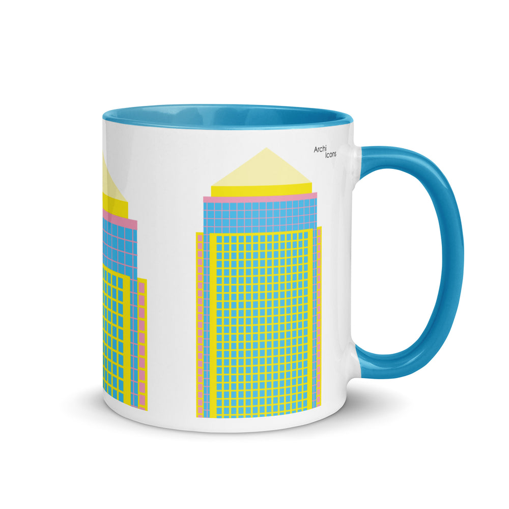 One Canada Square (Canary Wharf) Different Coloured Mugs