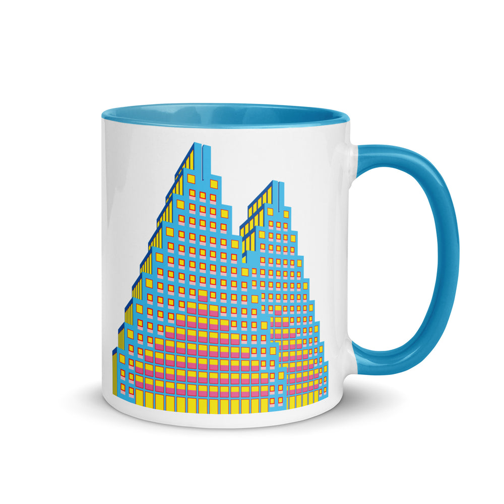 De Piramide Blue Mugs