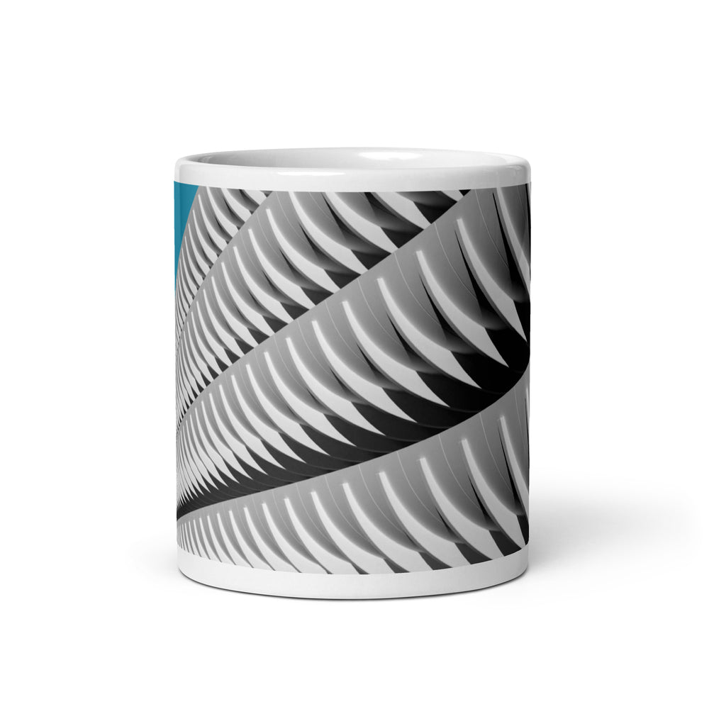 Preston Bus Station Shadows View Mugs