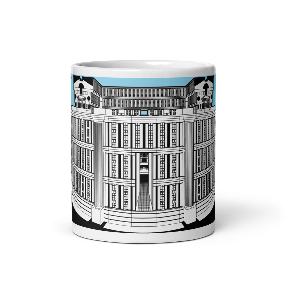 Les Espaces d'Abraxas Western Elevation Mugs