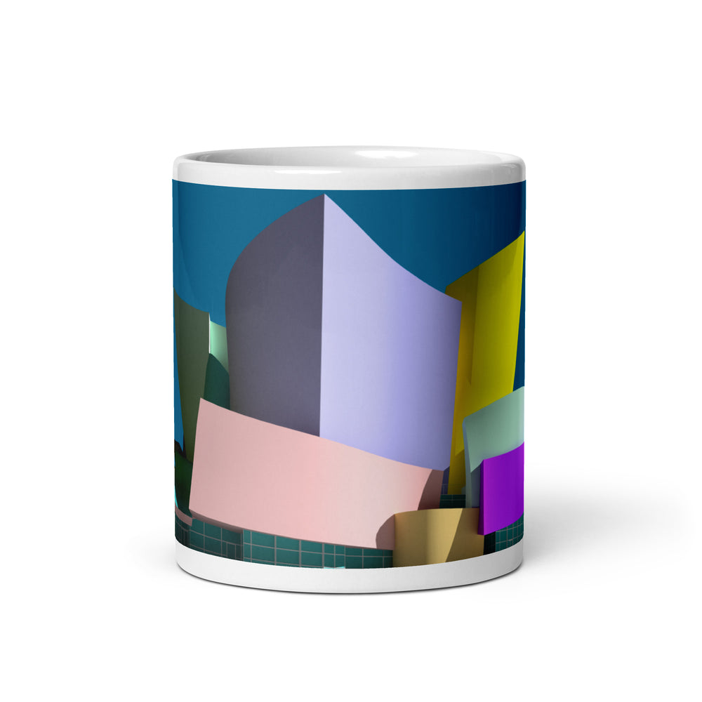 Walt Disney Concert Hall Colour Illustration Mugs