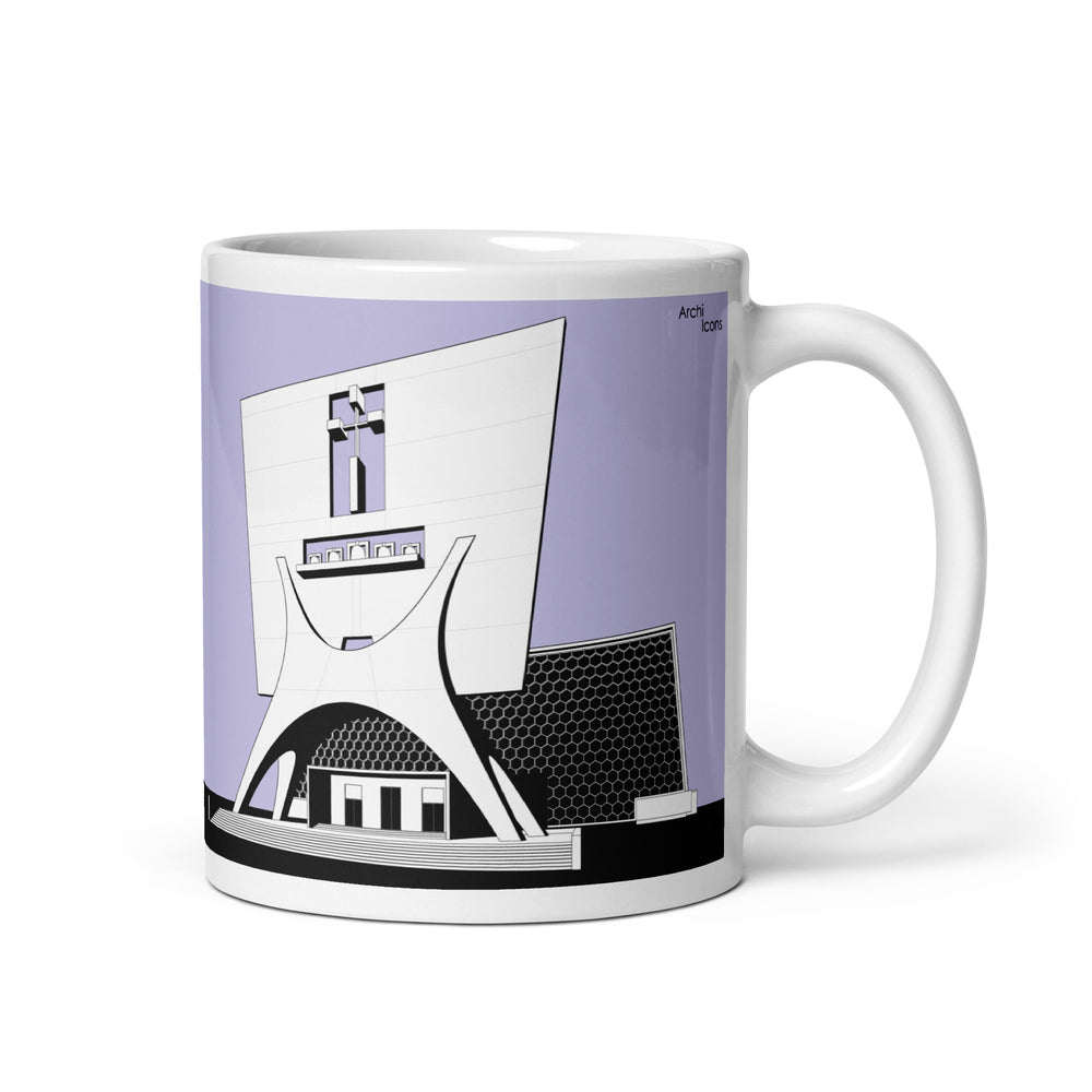 St John's Abbey Church Lilac Mugs