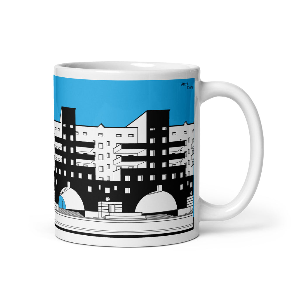 Karl Marx Hof Blue Mugs