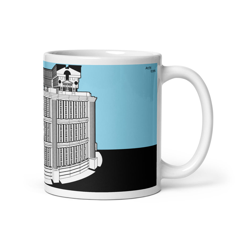 Les Espaces d'Abraxas Western Elevation Mugs