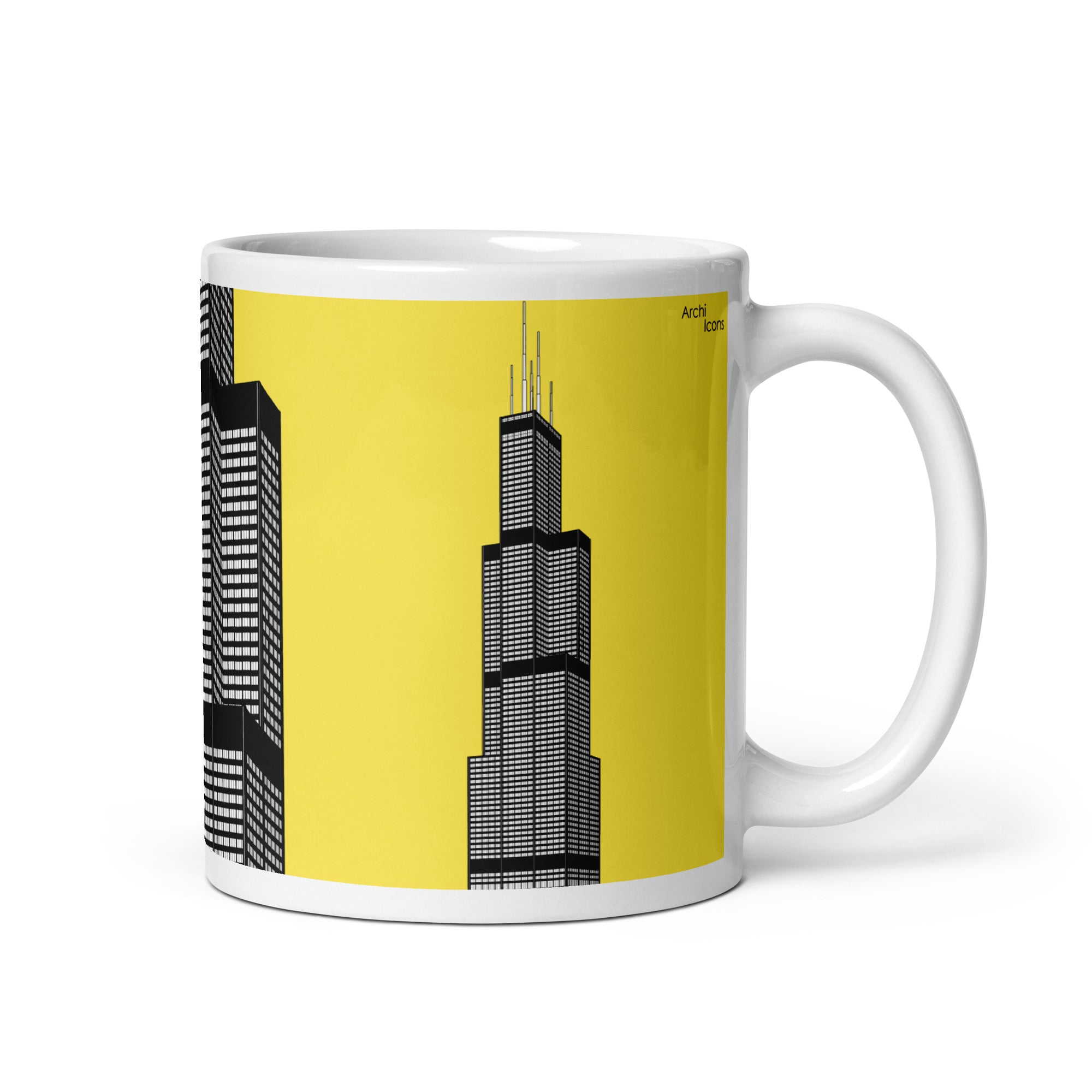 Sears (aka Willis) Tower Yellow Mugs