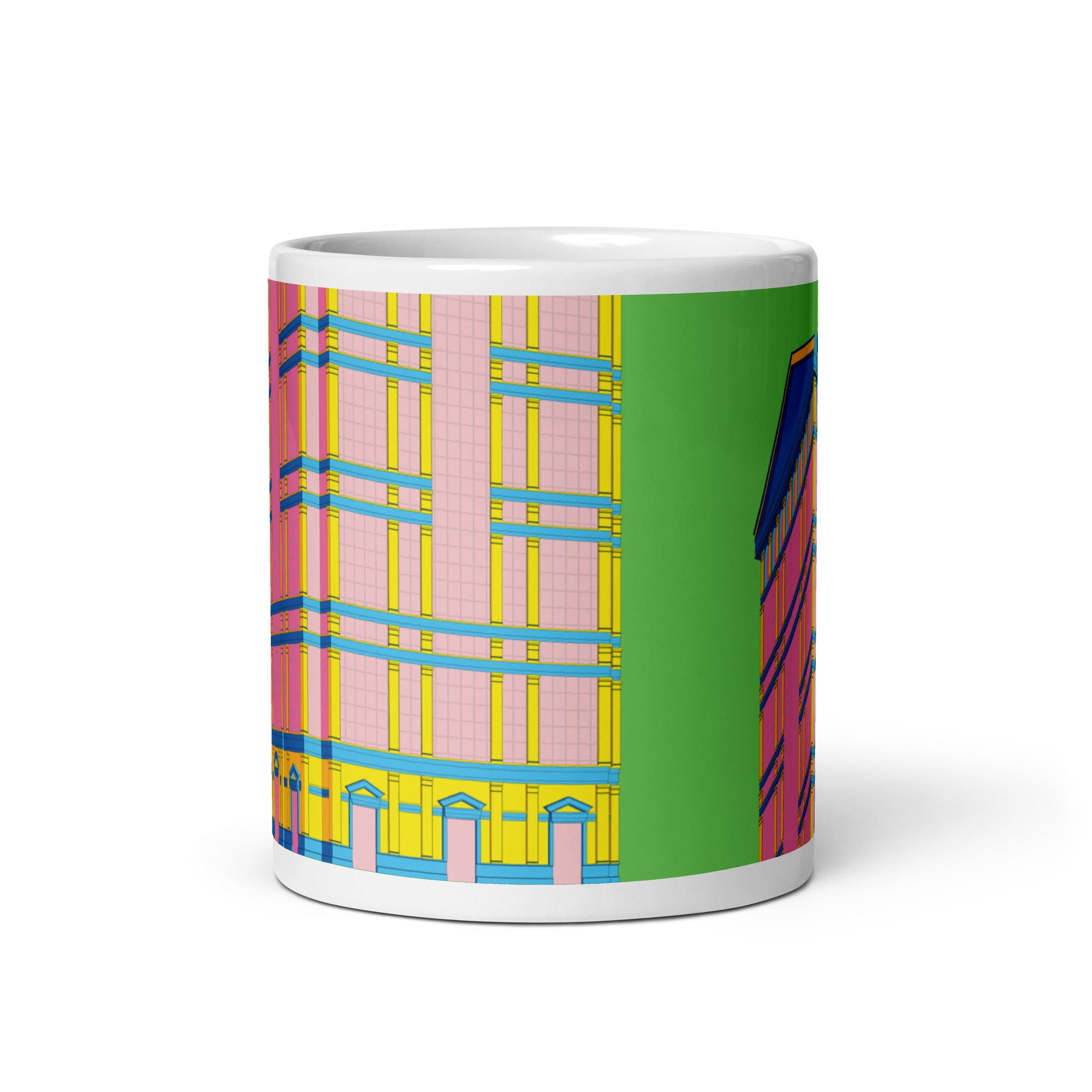 77 West Wacker Colour Illustration Mug