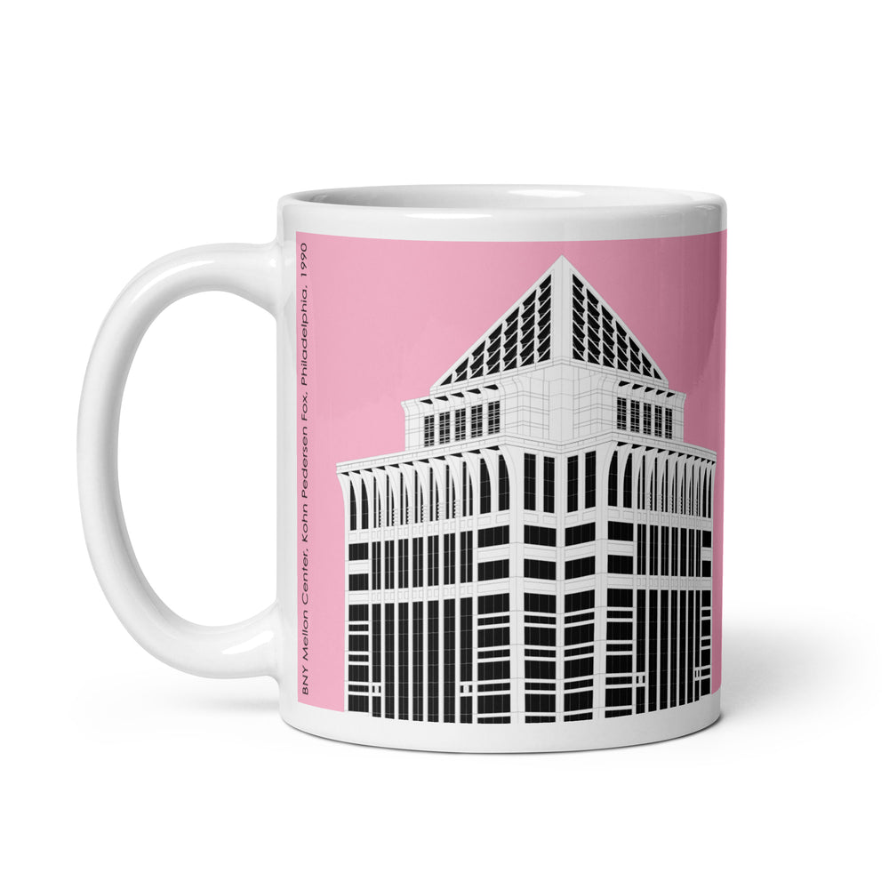 BNY Mellon Center Pink Mugs