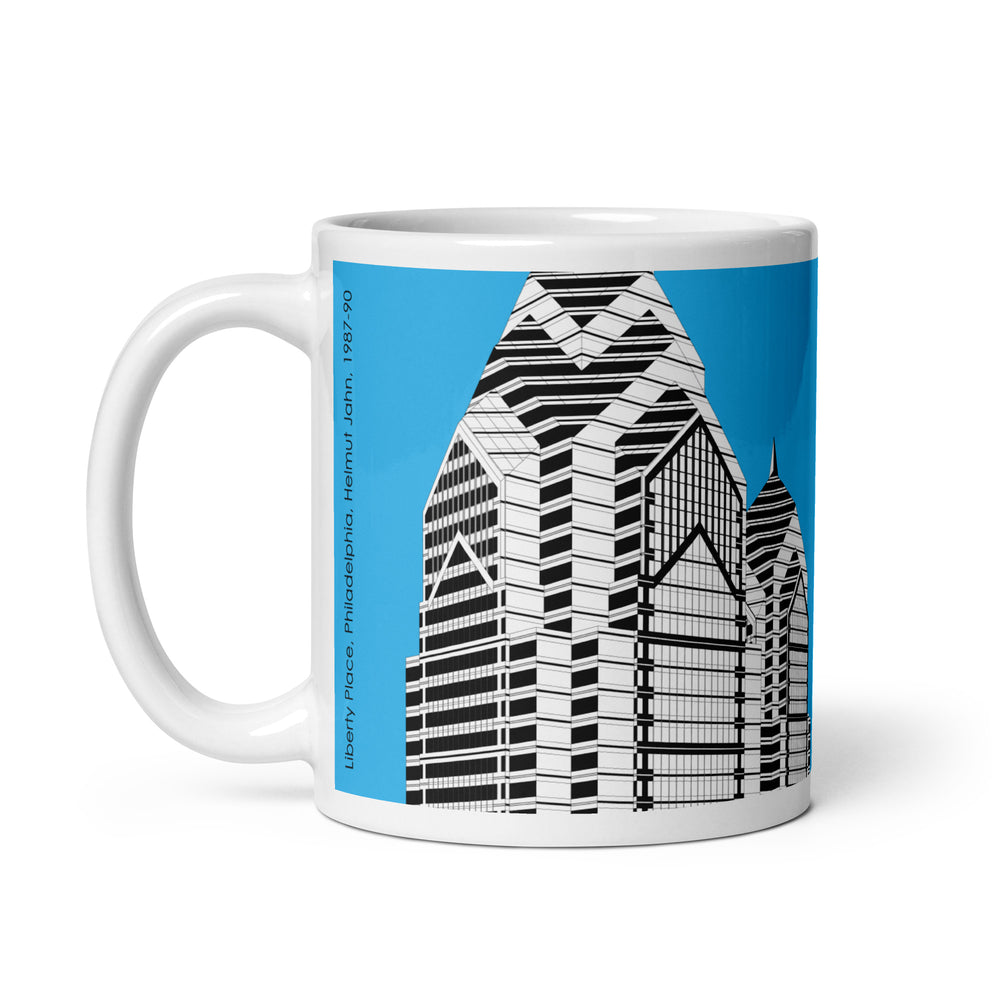 Liberty Place Blue Mugs