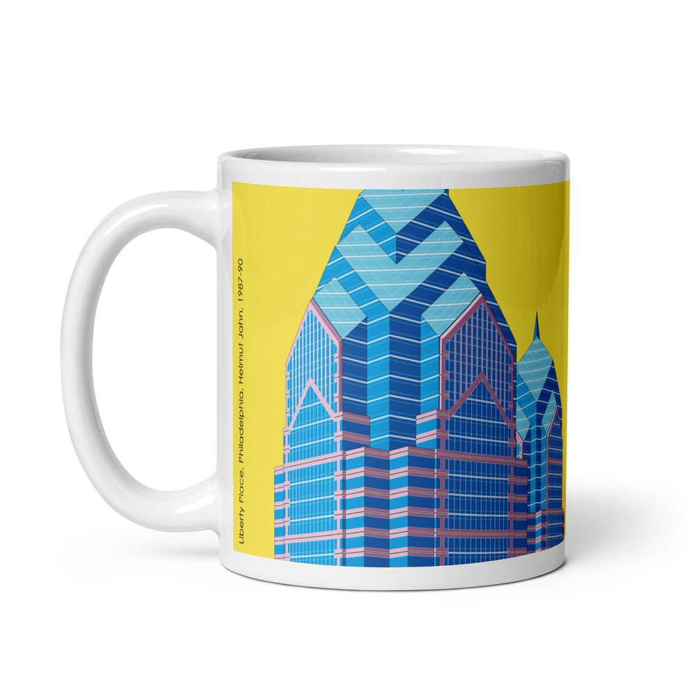 Liberty Place Colour Illustration Mugs