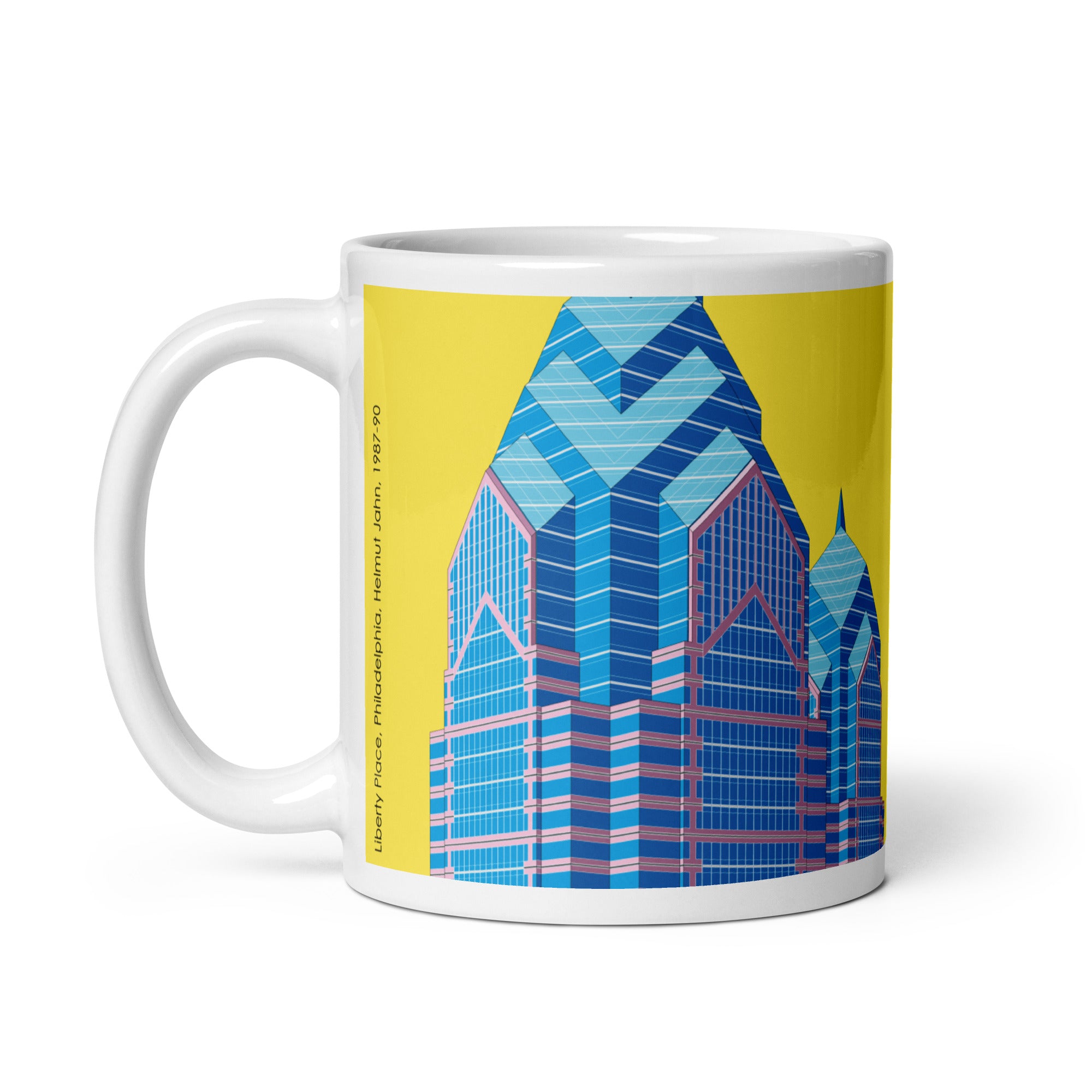 Liberty Place Colour Illustration Mugs