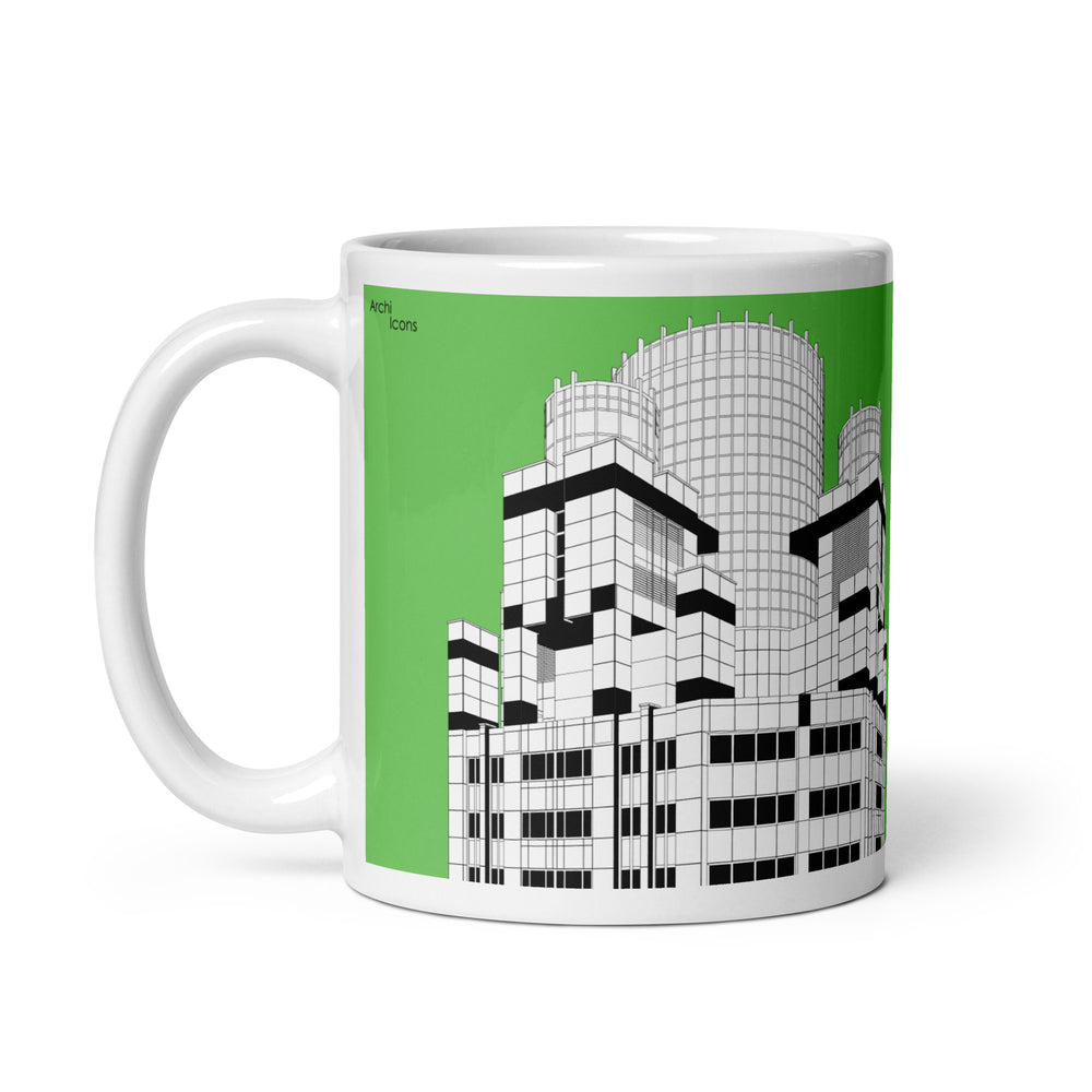 311 South Wacker Drive Green Mugs