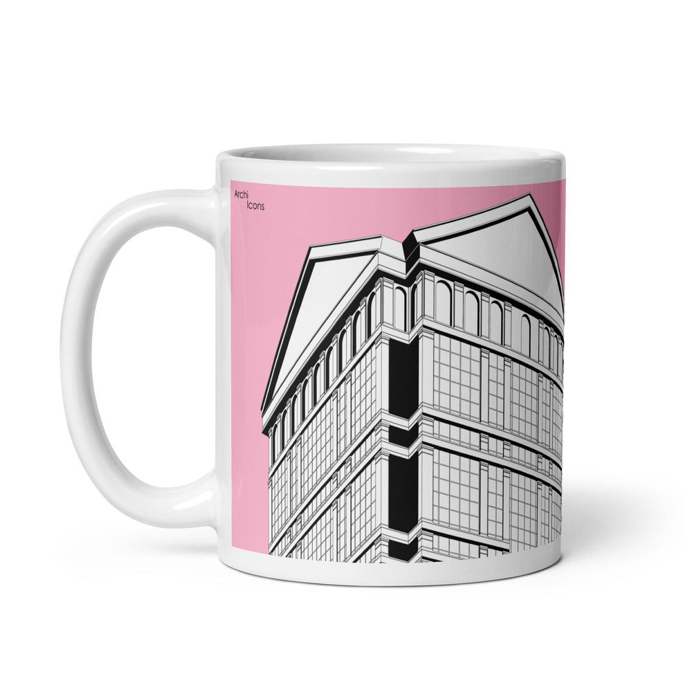 77 West Wacker Pink Mugs