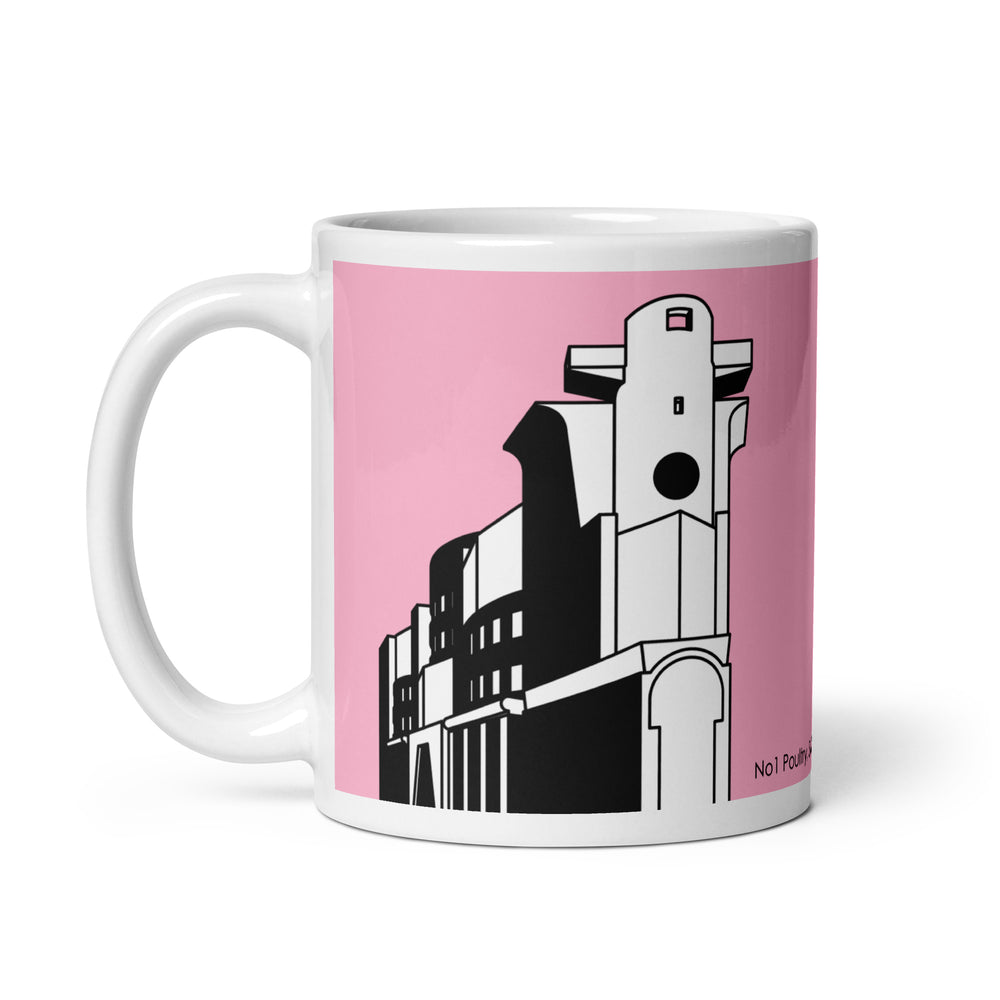 Number One Poultry Pink Mugs