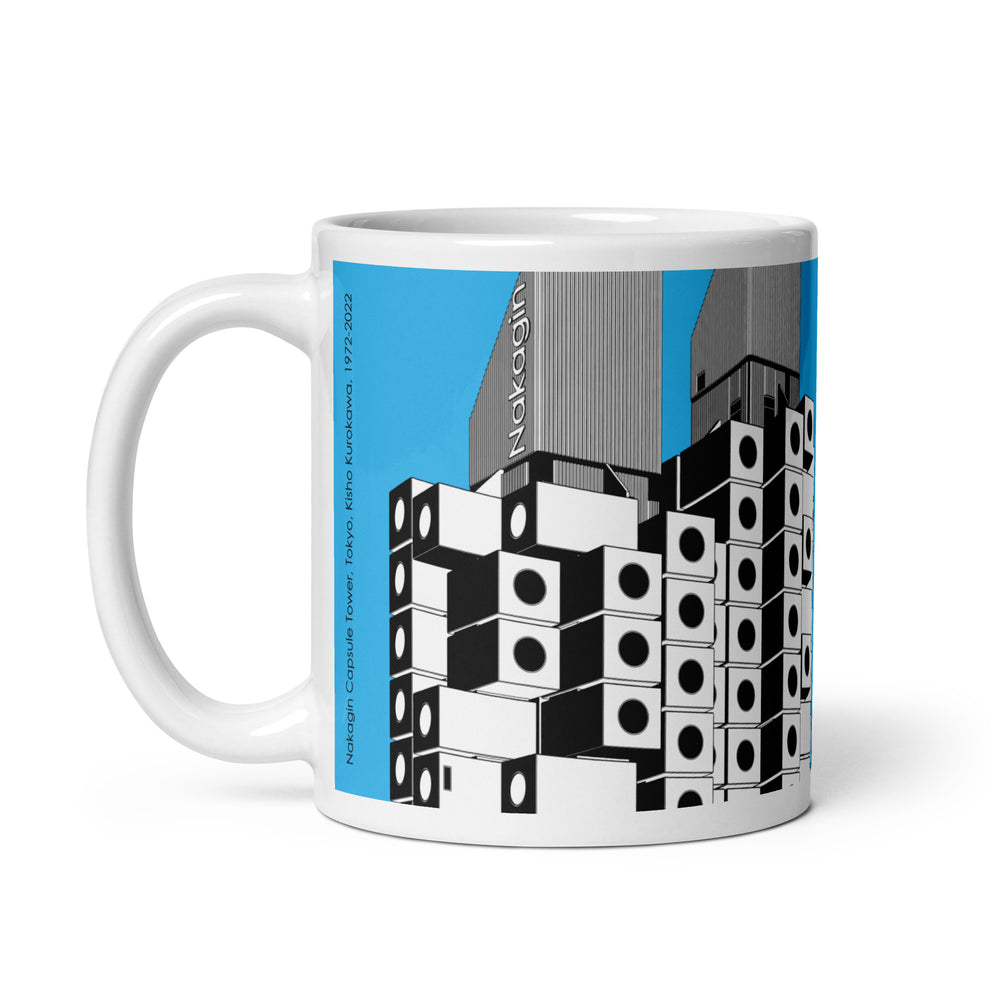 Nakagin Capsule Tower Blue Mugs