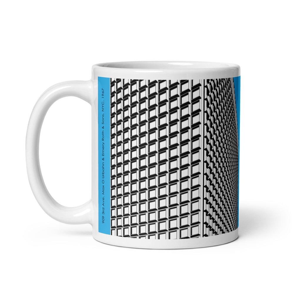 909 Third Avenue Blue Mugs