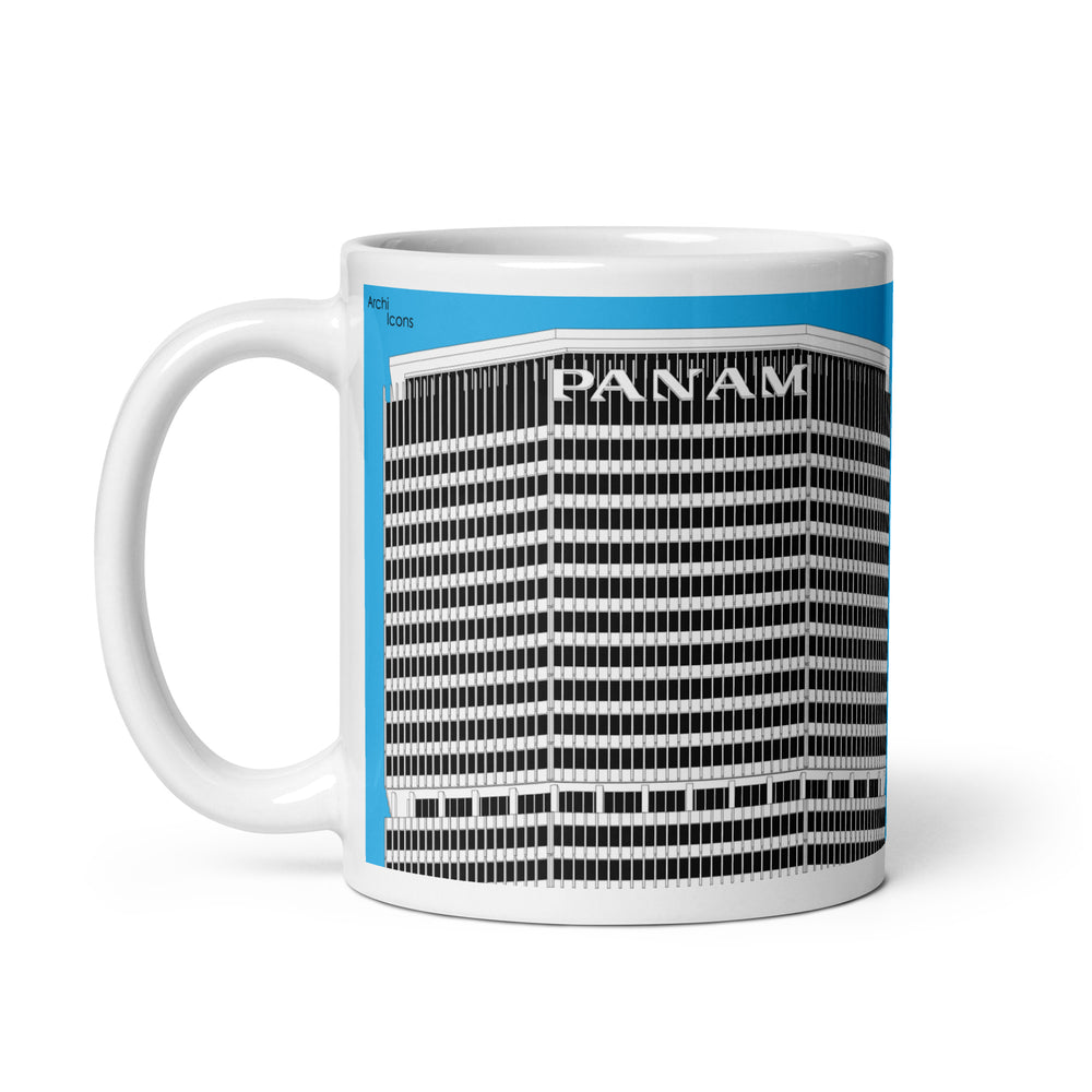 PanAm/MetLife Building Blue Mugs